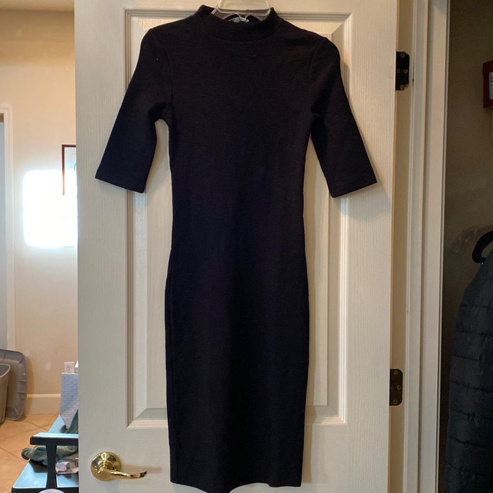 Zara mock turtleneck dress - size S, NWT